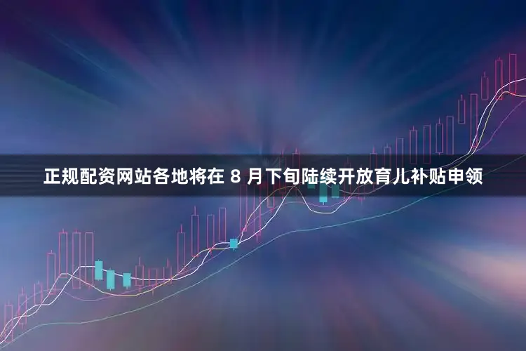 正规配资网站各地将在 8 月下旬陆续开放育儿补贴申领