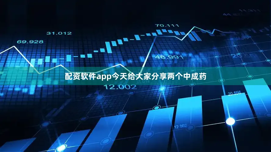 配资软件app今天给大家分享两个中成药